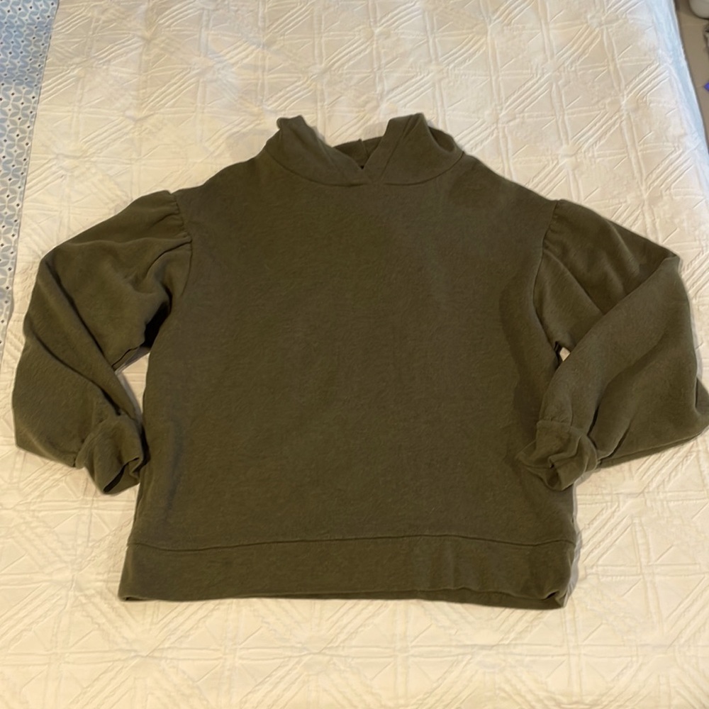 Madewell Puff-Sleeve Hoodie